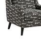 Xenia Shadowfax Dove Accent Chair in Poetry Iron, , large