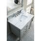 James Martin Brittany 36" Single Vanity in Urban Gray with 3 cm Arctic Fall Solid Surface Top, , large