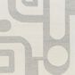 Surya Brook Geometric 8" x 10" Beige and Charcoal Area Rug, , large