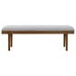 Ashley Lyncott Upholstered Dining Bench in Medium Brown, , large