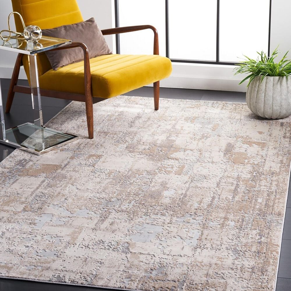 Safavieh Invista 5&#39;3&quot; x 7&#39;6&quot; Cream and Grey Area Rug, , large