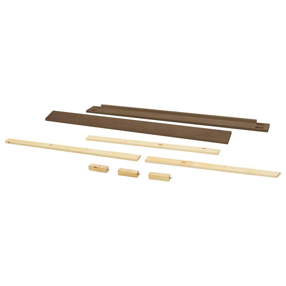New Haus Durham Full Size Bed Conversion Kit in Derby Brown, , large
