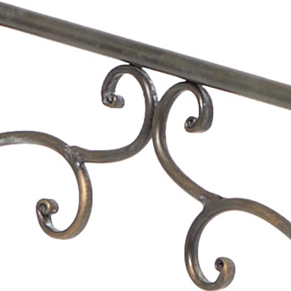 Maple and Jade Adjustable 2-Tier Display Easel with Chain Support in Weathered Bronze, , large