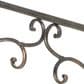 Maple and Jade Adjustable 2-Tier Display Easel with Chain Support in Weathered Bronze, , large
