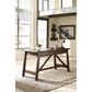 Ashley Baldridge Large Leg Desk in Rustic Brown, , large