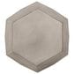 Hearth and Haven Calgary Hexagonal Patio Side Table in Light Grey, , large
