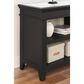 Ashley Beckincreek Credenza Desk in Vintage Black, , large
