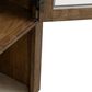 Liberty Furniture Carolina Park Credenza Desk with Hutch in Amber Brown, , large