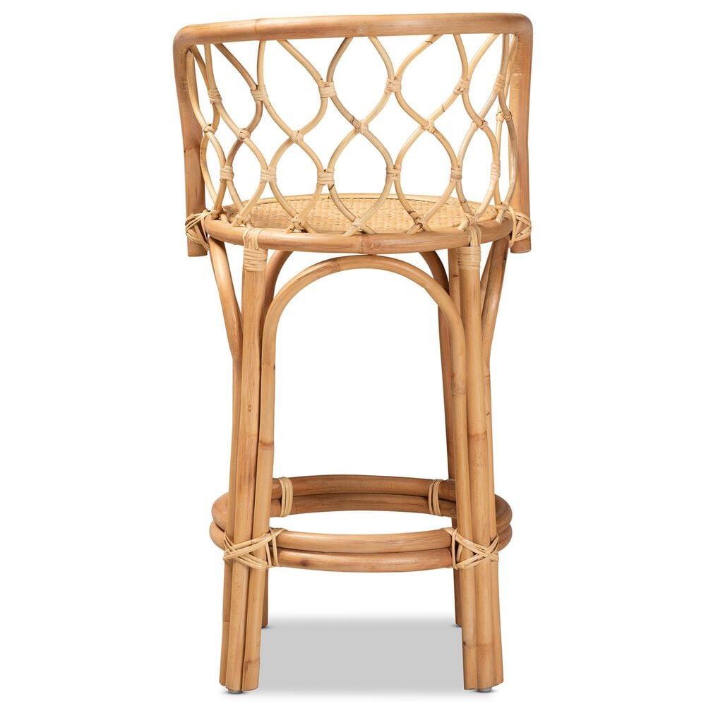 Baxton Studio Diana Counter Stool in Natural, , large