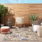 Nourison Aloha ALH17 9" x 12" Ivory and Blue Indoor/Outdoor Area Rug, , large
