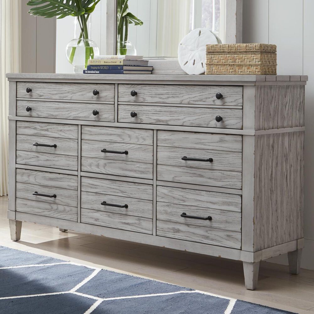 Legacy Classic Belhaven 8-Drawer Dresser in Weathered Plank, , large