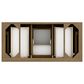 James Martin Vanities Brookfield 48" Single Bathroom Vanity in Honey Oak with 3 cm Ethereal Noctis Quartz Top and Rectangular Sink, , large