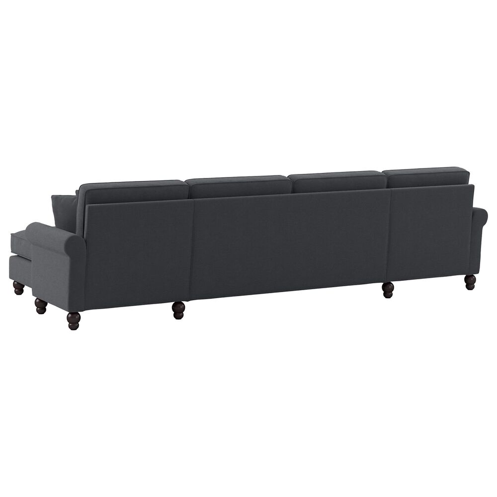 Bush Coventry 3-Piece 131&quot; Double Chaise Sectional in Dark Gray, , large