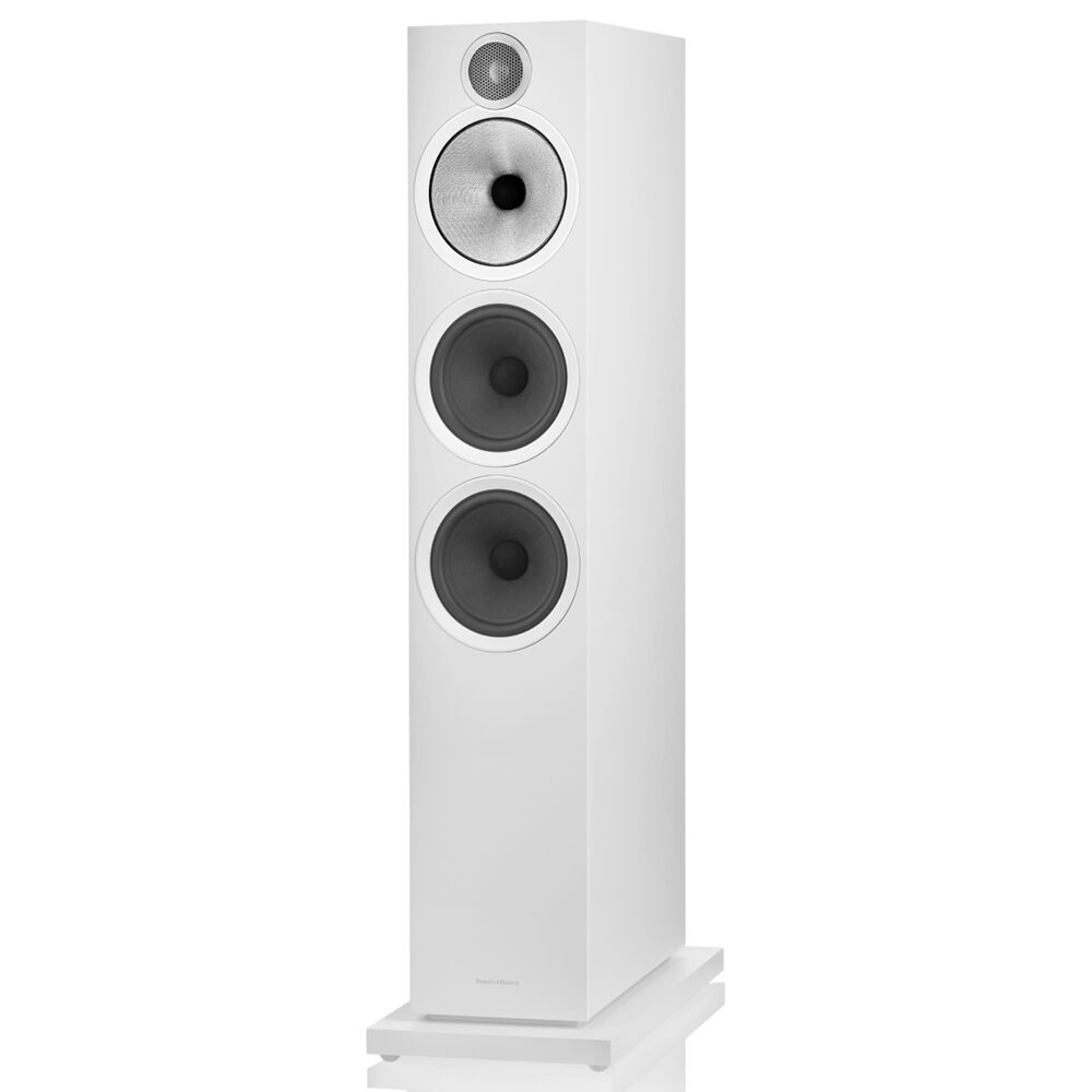 Bowers & Wilkins 600 Series S3 3-Way Floorstanding Loudspeaker in Matte White, , large