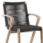 Armen Living Nabila Patio Bar Stool in Charcoal, , large