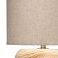 Splendor Living Valebrook Table Lamp in Natural and Antique Brass, , large