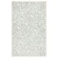 Safavieh Micro-Loop MLP379F 4" x 6" Gray and Ivory Area Rug, , large