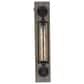 Maple and Jade Battery-Operated Geometric Wall Accent Lamp in Matte Black and Brown, , large