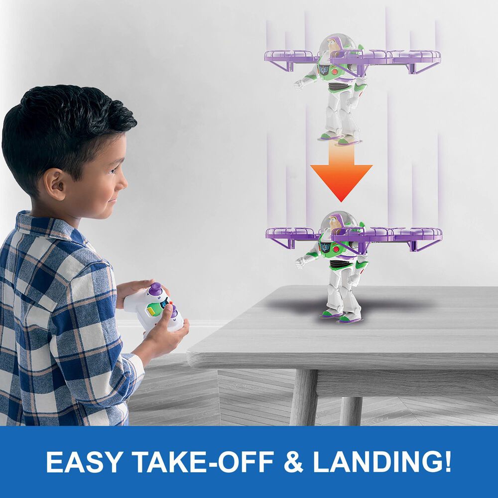 Pixar Flying RC Hi-Tech Edition Buzz Lightyear Action Figure, , large