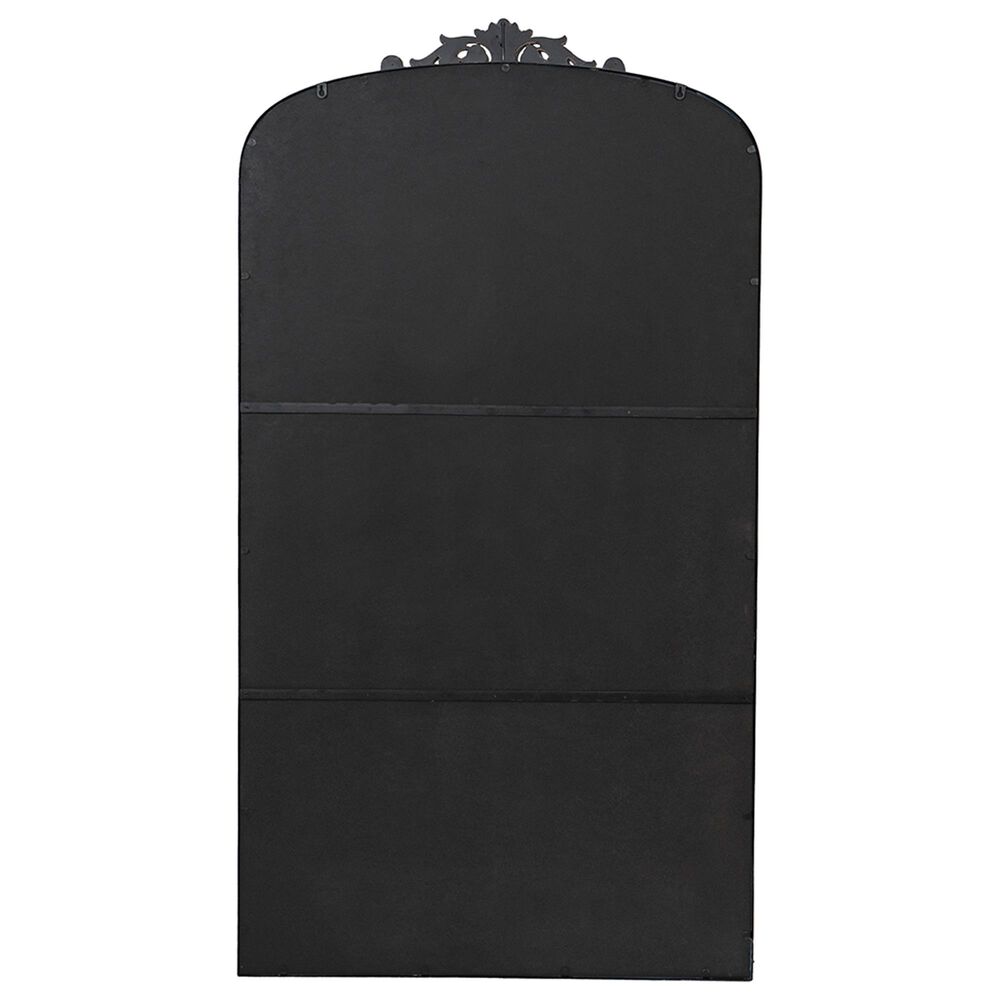 Hearth and Haven 66" x 36" Full Length Arched Mirror in Black, , large