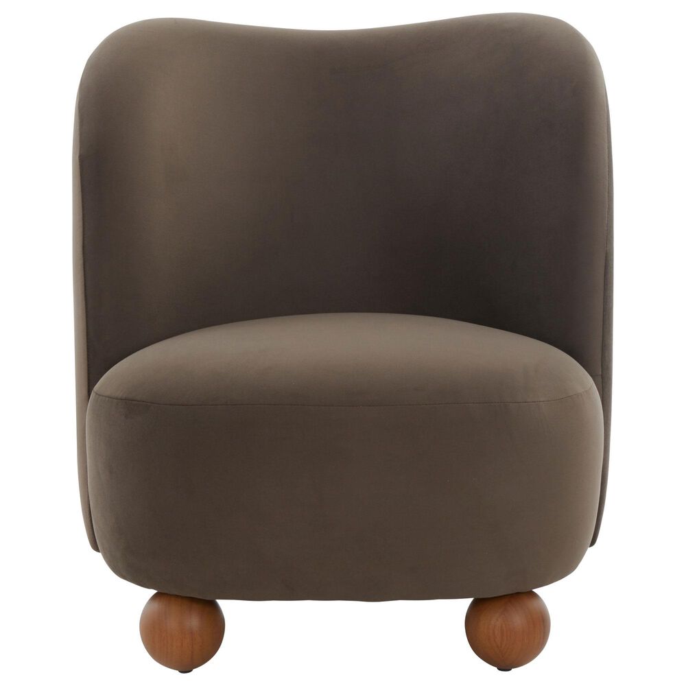 Safavieh Rodolfo Accent Chair in Dark Brown, , large