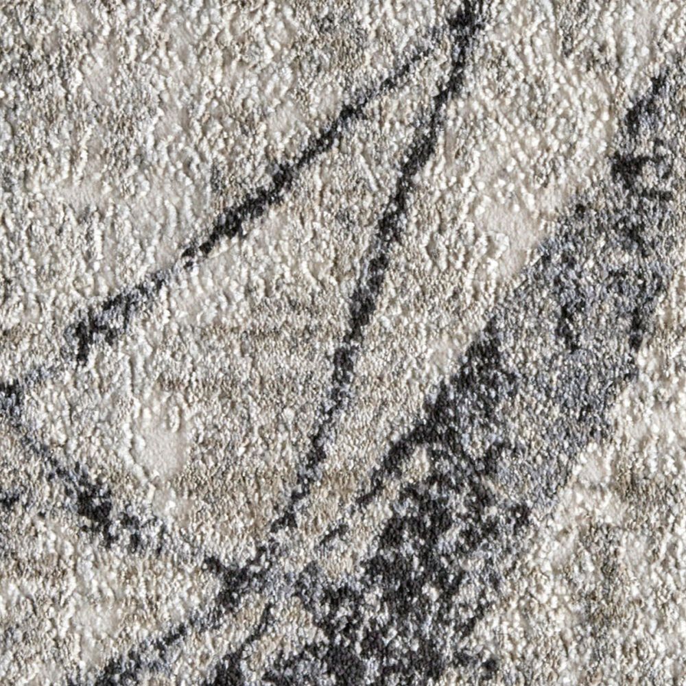 Feizy Kano Charcoal and Gray 6&#39;7&quot; x 9&#39;6&quot; Area Rug, , large