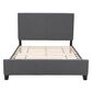 CorLiving Twin Upholstered Platform Bed in Gray, , large