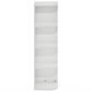 HOMLUX 4-Tier Corner Open Shelf Bookcase in White, , large
