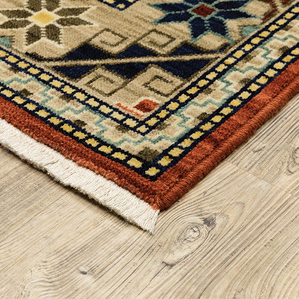 Oriental Weavers Lilihan Medallion 5504P 2&#39;6&quot; x 12&#39; Red Runner, , large