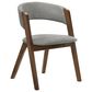 Blue River Cirque and Rowan 5-Piece Round Dining Set in Walnut, , large