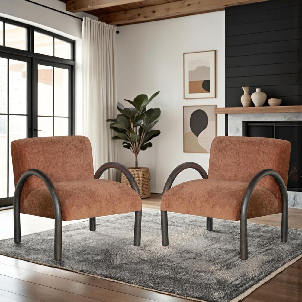 Blue River Rae Accent Chair in Logan Brown, , large