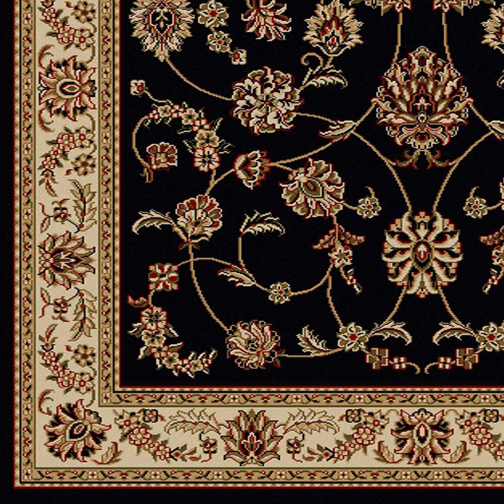 Radici USA Como 1596 Black 2'2" x 7'7" Runner, , large
