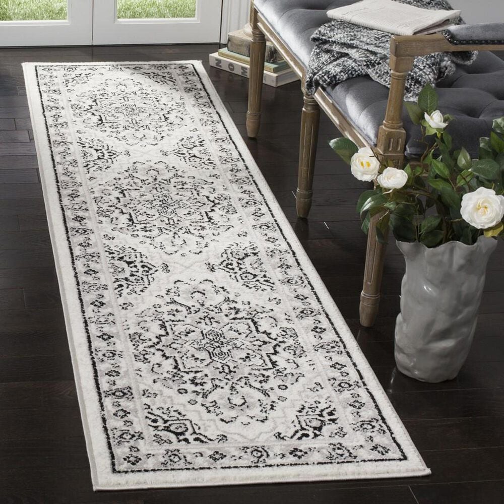 Safavieh Skyler SKY126K 2&#39; x 6&#39; Gray and Ivory Scatter Rug, , large