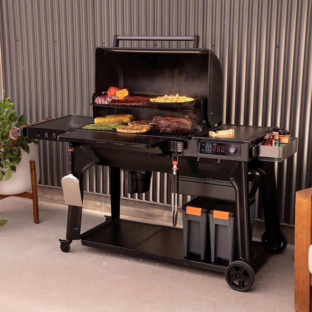 Traeger Grills Woodridge Pro Pellet Smoker Grill in Black, , large