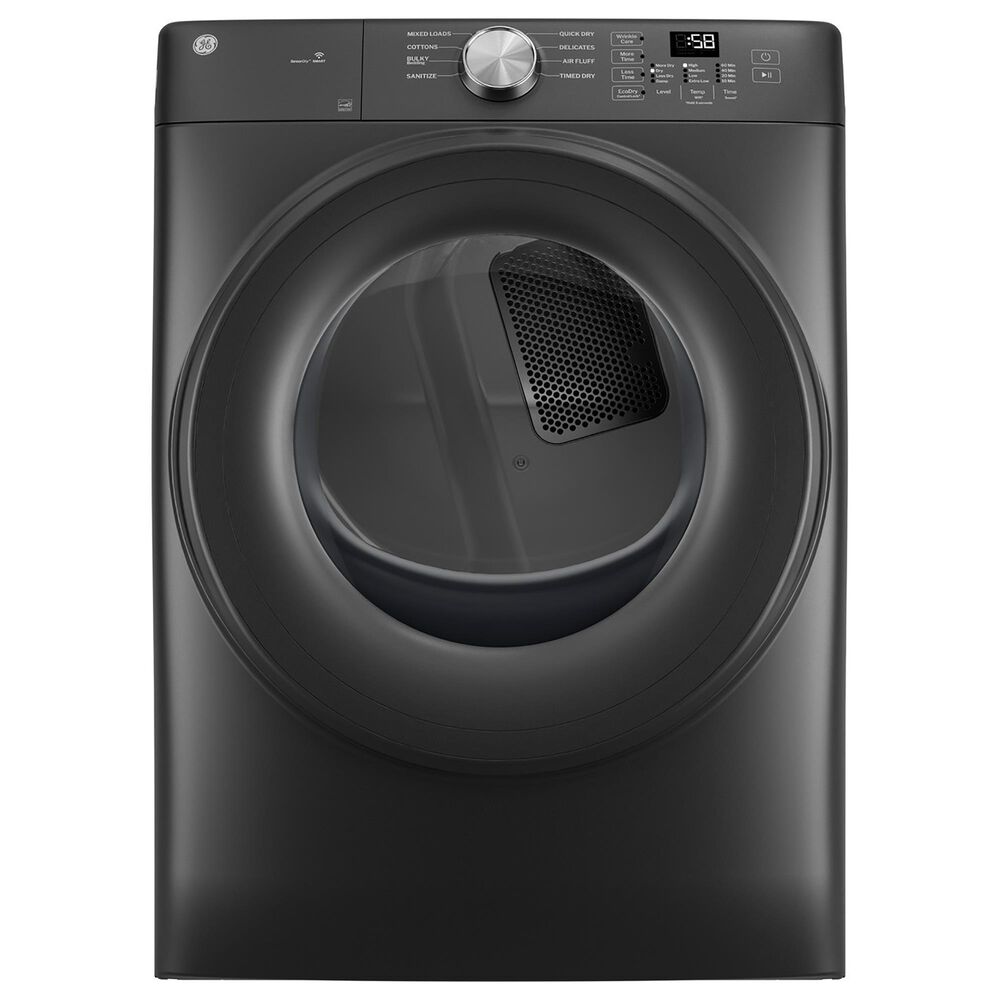 GE 7.8 Cu. Ft. Capacity Smart Front Load Electric Dryer in Carbon Graphite, , large