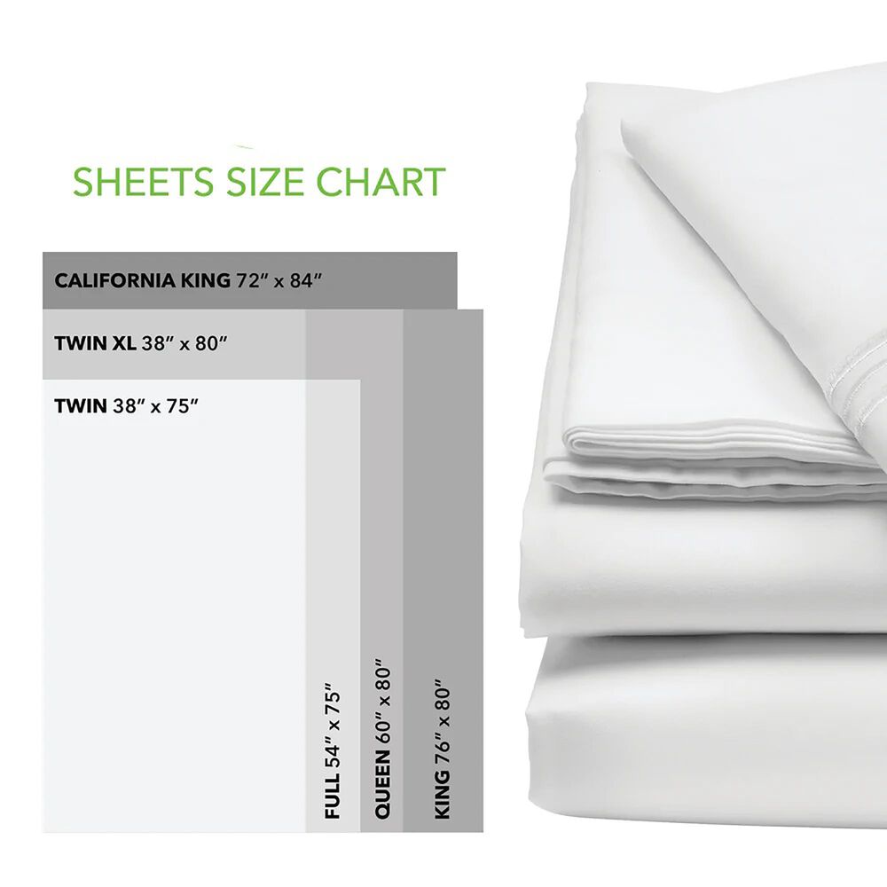 mDesign Twin/Twin XL Quilted Comforter Duvet Inserts in White NFM