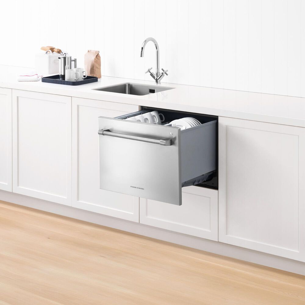 Fisher and Paykel Single Drawer Dishwasher in Stainless Steel