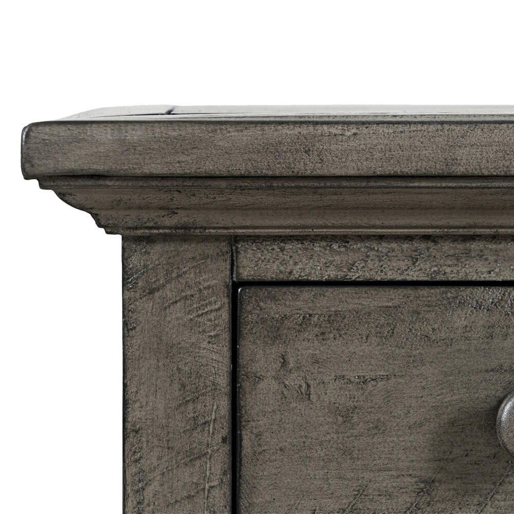 Waltham Rustic Shores Power Chairside Table in Charcoal, , large