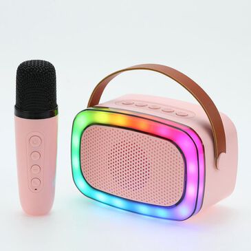 Supersonic Mini Karaoke Speaker in Pink, , large