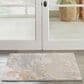 Nourison Silk Shadows SHA20 2" x 3" Silver Area Rug, , large