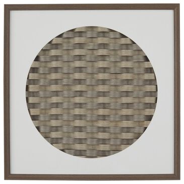 Maple and Jade 3D Weaved Shadowbox in Dark Brown, , large