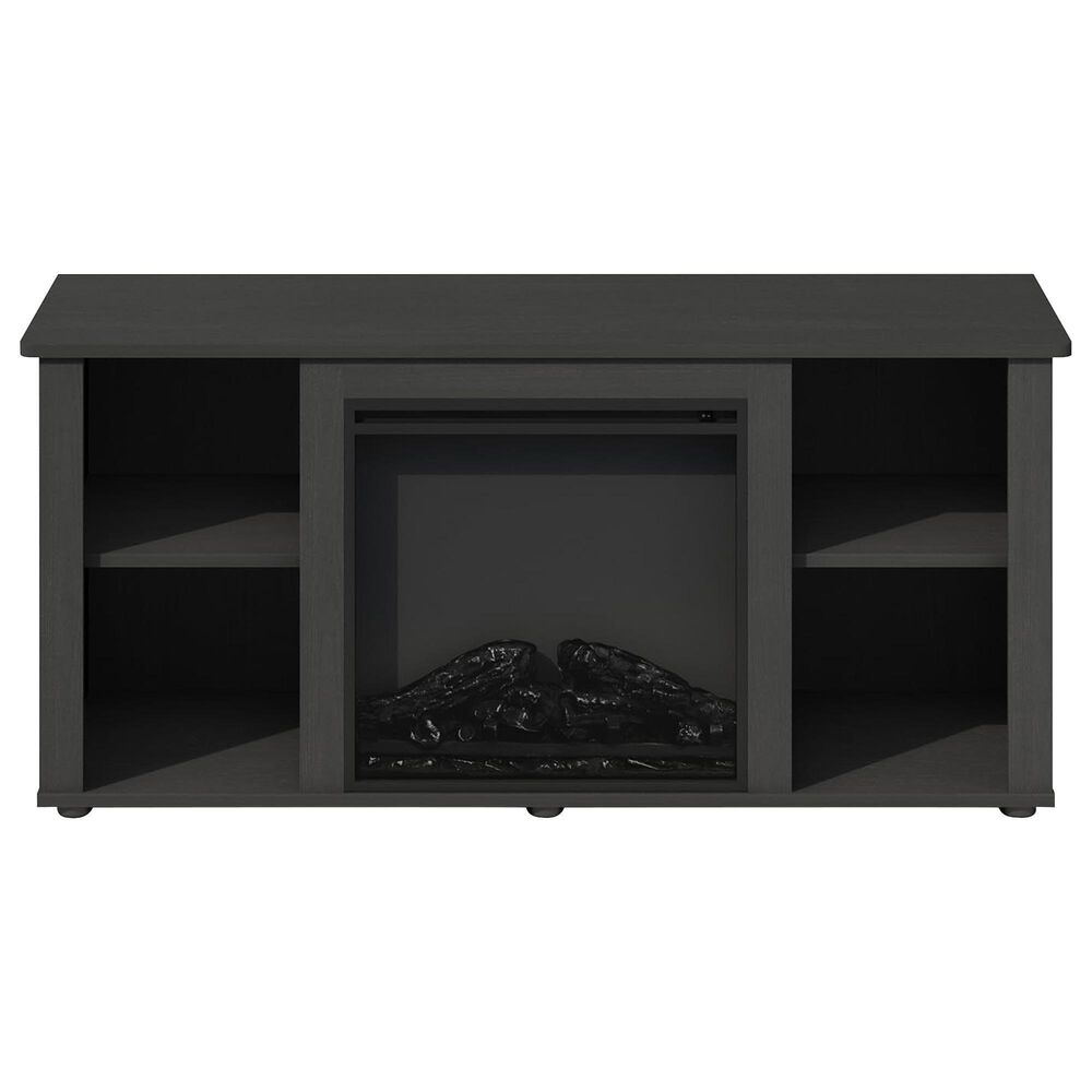 HOMLUX 47" TV Stand with No Heat Electric Fireplace in Americano, , large