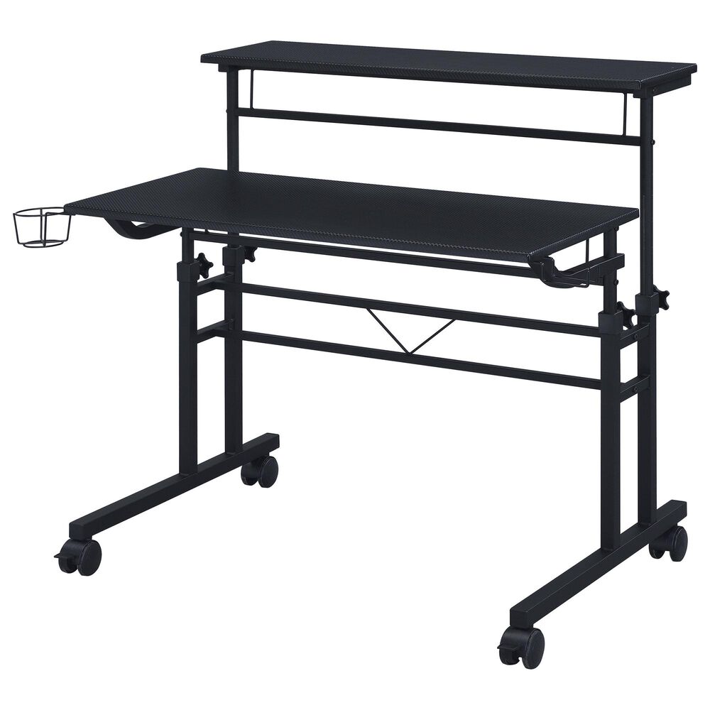 Rta Products Llc Galaxy Rolling Writing Desk in Black, , large