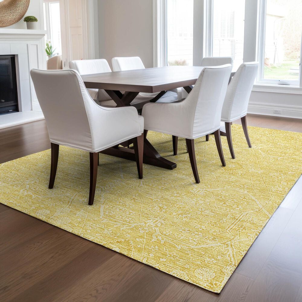 Dalyn Rug Company Solace SL12 8&#39; x 10&#39; Yellow Area Rug, , large