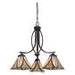 Quoizel Asheville 3 Light Dinette Chandelier in Valiant Bronze, , large