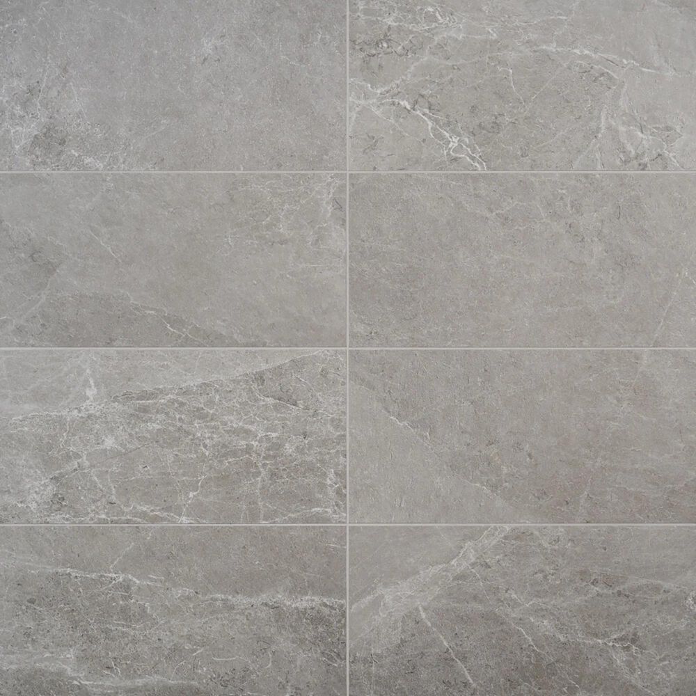Soho Studio Montech Silver 12" x 24" Matte Porcelain Tile, , large
