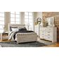 Ashley Bellaby Queen Panel Bed in White Wash, , large