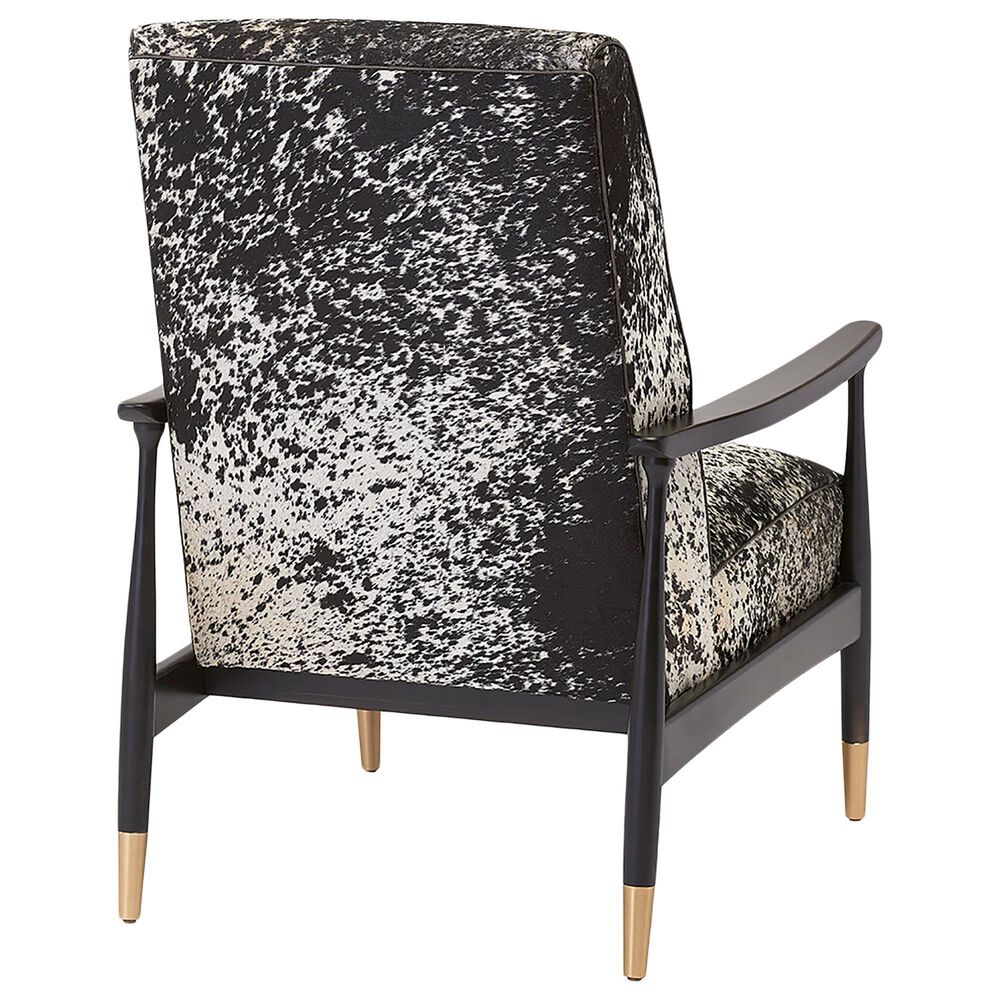 Massoud Draper Arm Chair in Salted Pepper and Capri Coal Haze, , large