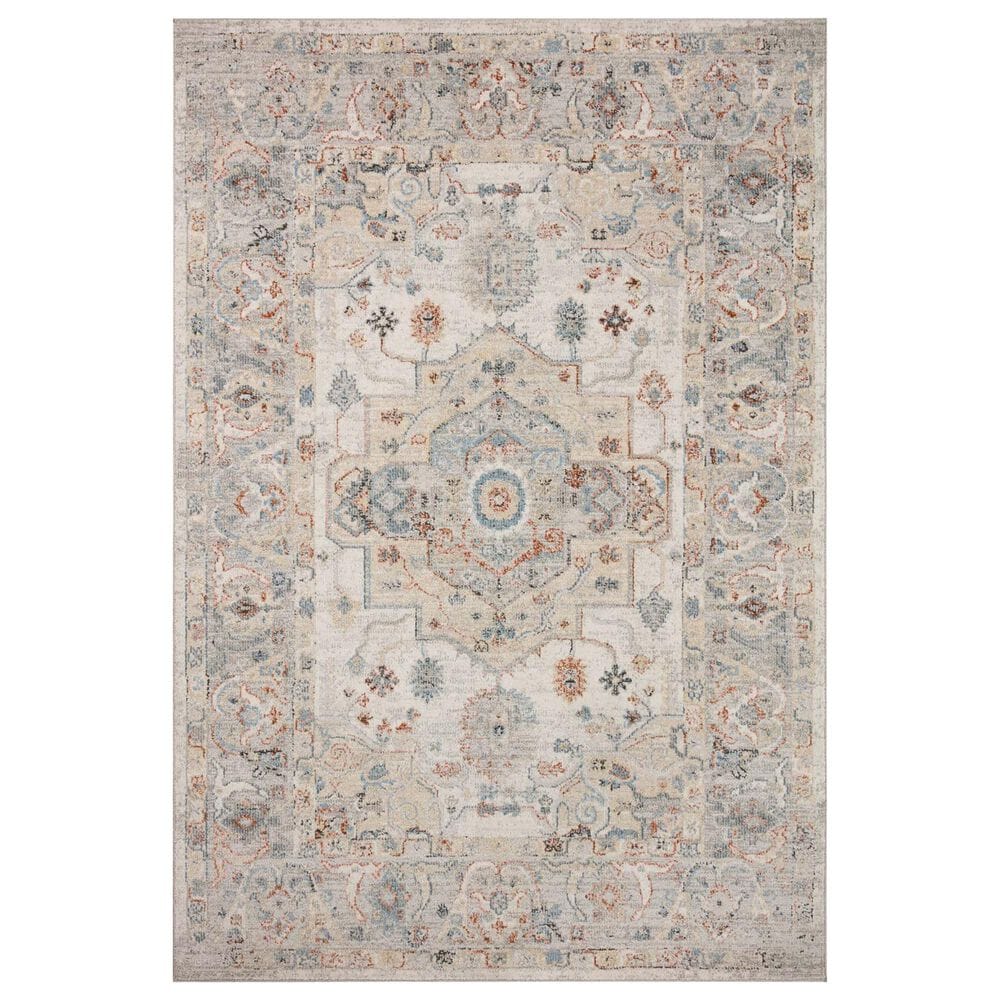 Loloi II Odette 2"3" x 3"10" Ivory and Multicolor Area Rug, , large