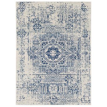 Surya Harput HAP-1025 5"3" x 7"3" Dark Blue, Light Gray and Beige Area Rug, , large